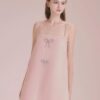 Blush Pink Mini Dress “Rosette Sugar” CO257